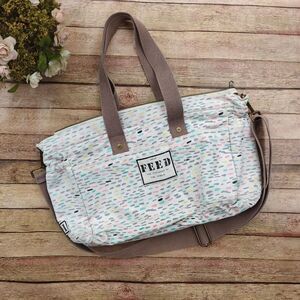Feed + Oh Joy Diaper Bag Changing Pad White